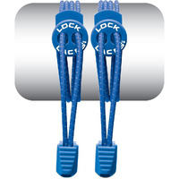 Lock Laces (Elastic Shoelace And Fastening System) (Blue)
