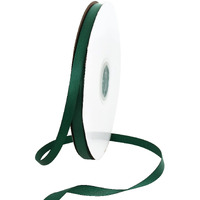 Toniful 3/8 Inch X 100Yds Christmas Green Satin Ribbon Thin Solid Fabric Ribbons Roll For Gift Wrapping Invitation Floral Hair Balloons Craft Sewing Party Wedding Decoration Valentine\'s Day Bouquet
