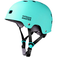 Outdoormaster Skateboard Cycling Helmet - Two Removable Liners Ventilation Multi-Sport Scooter Roller Skate Inline Skating Rollerblading For Kids, Youth & Adults - L - Mint Green