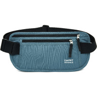 Rfid Blocking Money Belt For Men Women, Slim Fanny Pack For Travel,Running,Conceal Waist Wallet For Passport Holder,Phone,Cash(Black Turquoise)