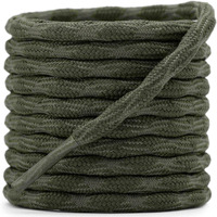 Delele 2 Pair Round Wave Shape Non Slip Heavy Duty And Durable Outdoor Climbing Shoelaces Army Green Hiking Shoe Laces Shoestrings-102 Inch