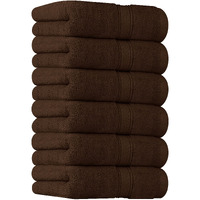 Utopia Towels [6 Pack Premium Hand Towels Set, (16 X 28 Inches) 100% Ring Spun Cotton, Ultra Soft And Highly Absorbent 600Gsm Towels For Bathroom, Gym, Shower, Hotel, And Spa (Dark Brown)