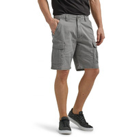 Wrangler Authentics Mens Classic Cargo Stretch Short, Gunmetal
