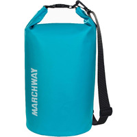 Marchway Floating Waterproof Dry Bag 5L/10L/20L/30L/40L, Roll Top Sack Keeps Gear Dry For Kayaking, Rafting, Boating, Swimming, Camping, Hiking, Beach, Fishing (Teal, 30L)