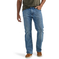 Wrangler Authentics Men's Relaxed Fit Boot Cut Jean, Riptide, 42W X 30L