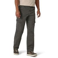 Wrangler Authentics Men's Twill Relaxed Fit Cargo Pant (Logan), Olive Drab, 29W X 30L