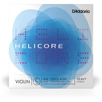 D'Addario Helicore 4/4 Size Violin String - Silver Wound C String - H315 4/4H - C String Only - Heavy Tension