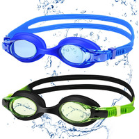 Starweh Kids Swim Goggles, 2 Pack Swimming Goggles No Leaking Anti Fog Kids Goggles For Boys Girls(Age 6-14)