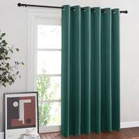 Nicetown Bedroom Window Blackout Curtain Panel - Home Decoration Thermal Insulated Blackout Drapedrapery For Loft, Guestroom (Hunter Green, 1 Panel, 80 X 84 Inch)