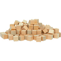Diy Wood Cubes 1-Inch, Pack Of 1000 Small Wooden Baby Blocks For Baby Shower, Wooden Blocks For Crafts, Stem, Building, And Blank Wooden Dice, By Woodpeckers