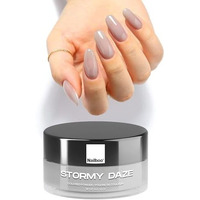 Nailboo Dip Powder For Nails, Stormy Daze - Cool Grey Nail Dipping Powder, Custom Made With Highly Pigmented Ultra-Fine Formula, No Uv Light Needed, Diy Nails At Home For Beginners Or Pros, 0.5 Oz