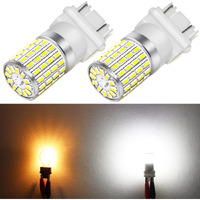 Phinlion 3157 Led Light Bulb Super Bright 3014 72-Smd High Power 3156 3057 3457 4057 4157 3157 Led Bulbs For Backup Reverse Brake Tail Turn Signal Lights, 6000K Xenon White