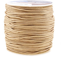 Mandala Crafts Blinds String, Lift Cord Replacement From Braided Nylon For Rvs, Windows, Shades, And Rollers (2Mm, Tan)