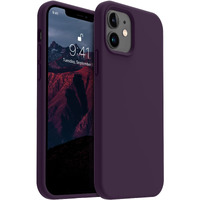 Aotesier Compatible With Iphone 12 Case And Iphone 12 Pro Case 61 Inch,Silky Touch Premium Soft Liquid Silicone Rubber Anti-Fingerprint Full-Body Protective Flexible Bumper Case (Purple)