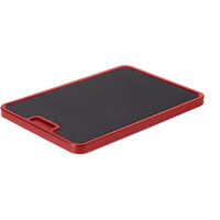 Nifty Small Appliance Rolling Tray, Red - Kitchen Caddy Sliding Tray, Integrated Rolling System, Non-Slip Pad Top, Sliding Tray For Coffee Maker, Stand Mixer, Blender, Toaster