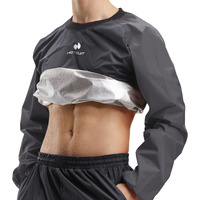 Hotsuit Men's Sauna Suit Jacket Anti Rip Gym Workout Pullover Sauna Sweat Jacket, Grey, 5Xl