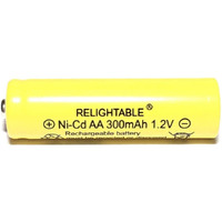Relightable 300Mah Aa Nicd 12V Rechargeable Batteries Garden Solar Ni-Cd Light Led K (Pack Of 6)