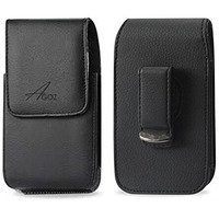Agoz Golf Gps Belt Clip Case Compatible With Skygolf Skycaddie Sx400 Tourbook Golf Gps, Vertical Leather Pouch Holster With Swivel Belt Clip And Magnetic Closure - 5.75" X 2.75" X 0.75"