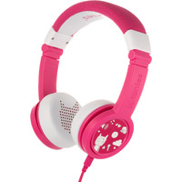 Tonies Foldable Wired Headphones For Kids - Comfortably Designed To Fit On-Ear - Works With Toniebox And All 35Mm Devices - Pink