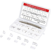 460Pcs Jst Xh254 Connector Kit 23456Pin Plug With Terminal Wires Cables Socket Header Wire Connectors Kit