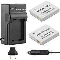 Venwo 2 Pack Nb-6L/Nb-6Lh Battery And Charger Kit Compatible With Canon Powershot Sx540 Hs, Sx530 Hs, Sx520 Hs, Sx510 Hs, Sx500 Hs, Sx170 Is,Sx700 Hs, Sx710 Hs,Sx610 Hs, Sx600 Hs, S120, D20, D30, S90