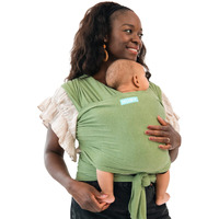 Moby Wrap Baby Carrier | Element | Baby Wrap Carrier For Newborns & Infants | #1 Baby Wrap | Baby Gift | Keeps Baby Safe & Secure | Adjustable For All Body Types | Perfect For Mom & Dad | Kiwi