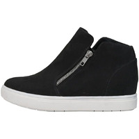 Cushionaire Women's Hart Hidden Wedge Sneaker +Wide Width Available, Black, 8 W