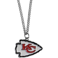 Nfl Siskiyou Sports Fan Shop Kansas City Chiefs Chain Necklace With Small Charm 22 Inch Team Color