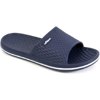 Funkymonkey Mens Bathroom Shower Slippers Indoor Home Beach Non Slip Sandal (12 M Us, Navy/Mb)