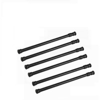 6 Pack Cupboard Bars Tension Rods 11.8-20 Inch