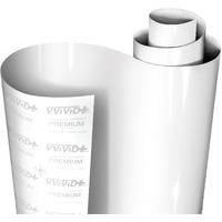 Vvivid+ Ultra Gloss Premium Vinyl Car Wrap Film (10Ft X 5Ft, Gloss White)