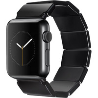 Heesch Compatiable With Apple Watch Band 40,38Mm For Men Black Stretchy Wristband For Apple Watch Series 7 Strap Women Link Bracelet For Iwatch Se,3,6