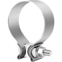 Evil Energy 2.0 Inch Exhaust Clamp,Narrow Band Muffler Clamp Stainless Steel For Pipes,Mufflers,Catalytic Converters 2Pcs