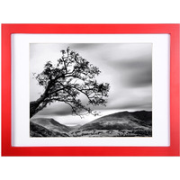 Bojin 10X14 Picture Frames Red Display 85X11 Picture Frame With Mat Document Wooden Photo Frame Diploma And Certificate Frame For Wall Hanging Home Decoration-10X14 Red