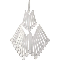 1/2 Teaspoon (2.5 Ml) Long Handle Scoop For Measuring Coffee, Pet Food, Grains, Protein, Spices And Other Dry Goods (Pack Of 25)