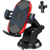 Yitumu Wireless Car Charger Mount,15W Qi Fast Charging Auto-Clamping Car Phone Holder, Air Vent Windshield Dashboard Car Phone Mount For Iphone 13/12/11/X/8,Samsung S20/S10/Note20/Note10