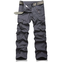 Xnmaya Cargo Pants For Women, Military Army Camo Combat Trousers,Work Camping Hiking Casual Pants With Pockets Grey Us 4