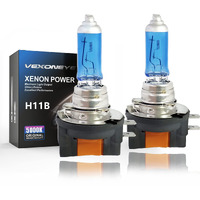 Vexoneye H11B Halogen Headlight Bulb H11B 12V 55W White 5000K 61493 Lights Long Life 2 Pack