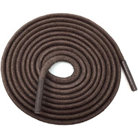 Yfine 55.12" Inch Round Waxed Dress Shoes Shoelaces Boots Shoe Laces Dark Brown (2 Pair)