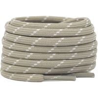 Delele 2 Pair Thick Round Climbing Shoelaces Beige White Dots Hiking Shoe Laces Boot Laces 69 Inch