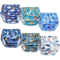 Bisenkid 6 Packs Waterproof Plastic Pants For Toddlers For Plastic Pants Good Elastic Plastic Potty Training Covers For Plastic Training Pants For Toddlers Boys 2T