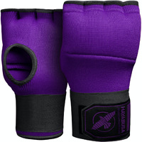 Hayabusa Quick Gel Boxing Hand Wrap Gloves - Purple/Black, Medium