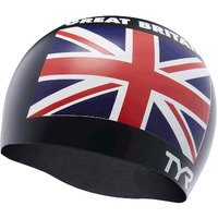 Tyr Great Britain Silicone Adult Fit, Black