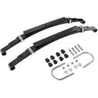 Huskey Parts Company Heavy Duty Rear Leaf Springs For Club Car Ds Golf Cart 1982+ (4 Leafsset Of 2), Bushing Kits & U Bolt Kits Included