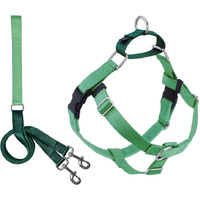 2 Hounds Design Freedom No Pull Dog Harness  Adjustable Gentle Comfortable Control For Easy Dog Walking For Small Medium And Large Dogs  Made In Usa  Leash Included  1 Lg Neon Green