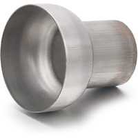 A-Karck Exhaust Adapter Connector 2\" Od To 4\" Od, Exhaust Pipe Reducer 4\" Overall Length 304 Stainless Steel