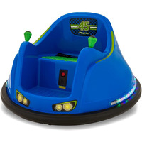 Funpark Electric Bumper Car 6V For Toddlers, Kids, Baby Ride On Toys, Ages 1.5-4 Years, Led Lights, 360 Degree Spin, Supports Up To 66 Pounds (No Remote)