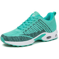Mishansha Air Cushion Running Shoes Jogging Gym Breathable Womens Sneakers Lightweight Athletic Tennis Sport Shoes Light Green 5.5