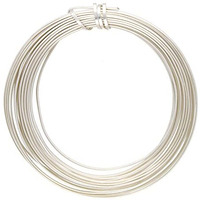 The Beadsmith Half-Round Craft Wire - Wire Elements - Soft Temper - 21 Gauge, 7 Yard Coil - Vintage Bronze Color - Beading Wire Used For Jewelry Making, Wire Wrapping, And Other Diy Arts & Crafts