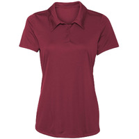 Women's Dry-Fit Golf Polo Shirts 3-Button Golf Polo's In 20 Colors Xs-3Xl Shirt Maroon-S